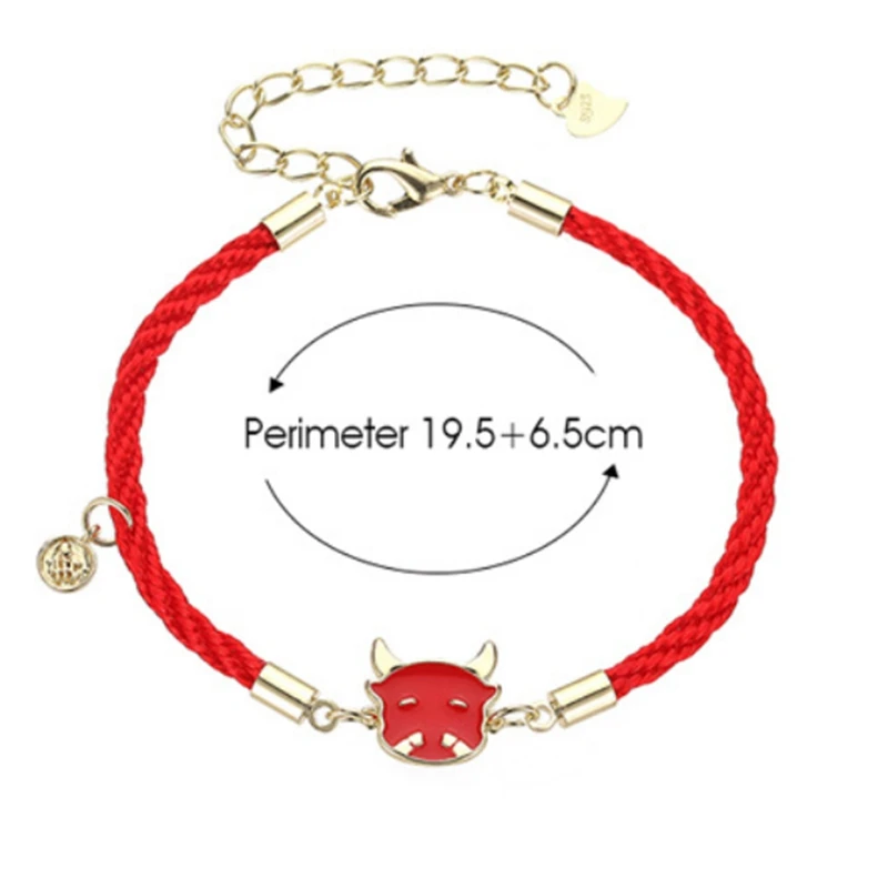 New Year Bracelet Year Of The Ox Fashion Transit Red String Bracelet Red Rope Bracelets Lucky Red Rope Chain