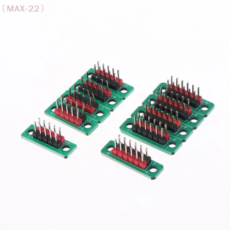 〔MAX-22〕1/5Pcs Terminal Block Pin Header Socket Pitch 2.54mm 2-Row 5P / 6P Pin Distribution Board / Wire Transfer Board