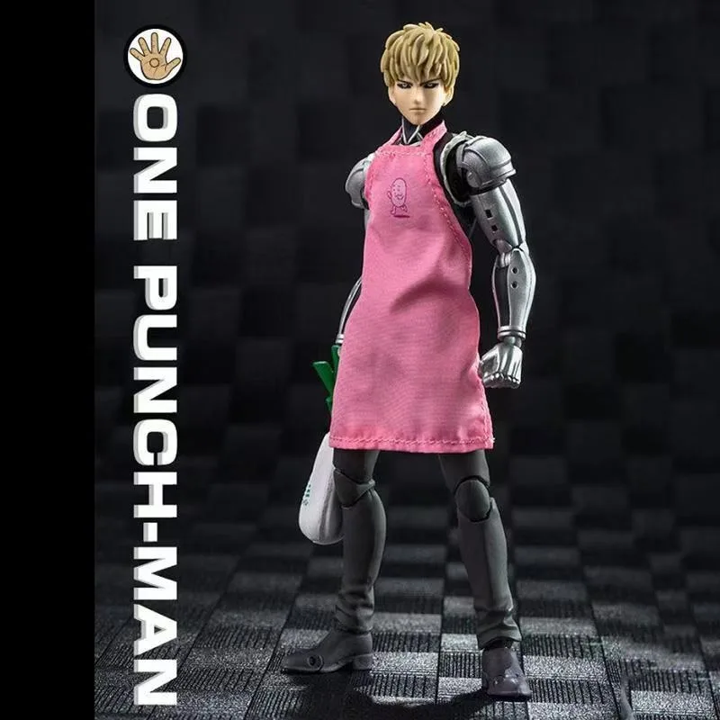 In Stock Original Dasin Model SHF One Punch Man Genos Demon Cyborg 1/12 Anime Action Figure Toys Collection Ornaments Doll Gifts