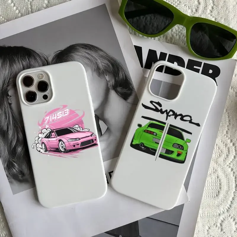 Чехол для телефона JDM ДЛЯ iPhone 15 14 13 12 11 Pro Max Mini SE X Xs XR 7 8 Plus