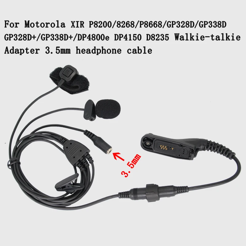 

Для Motorola XIR P8200 P8268 P8668 GP328D + D8235 рация шлем гарнитура для картинга, катания на лыжах, PTT-гарнитура с контролем пальцев
