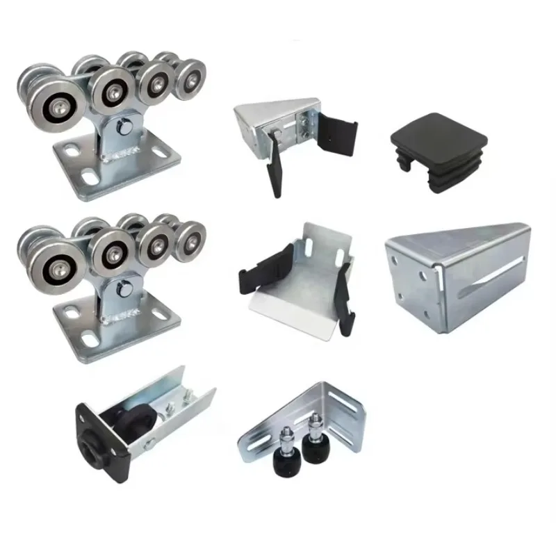 

Modern Adjustable Steel Gate Bracket Sliding Wall Mount Bracket for Door