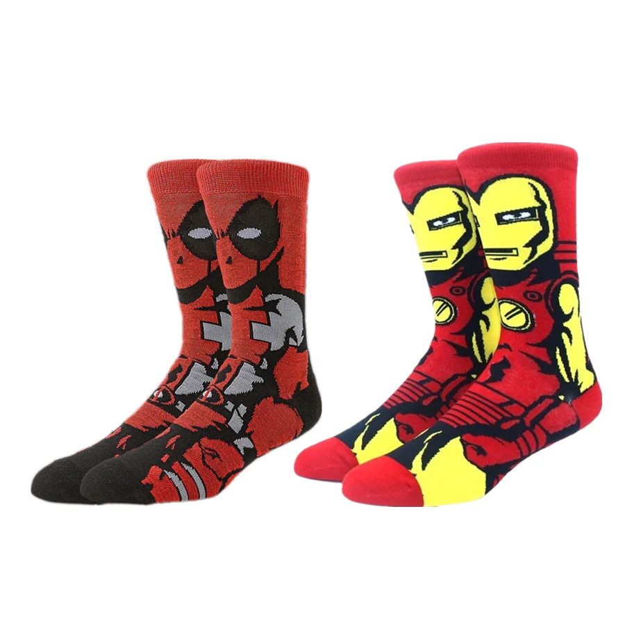 Potdemiel الرجال النساء العصرية الجدة الكرتون أنيمي الجوارب الهيب هوب الشارع موضة عادية قارب قصير الجوارب غير مرئية 2/6 أزواج #4