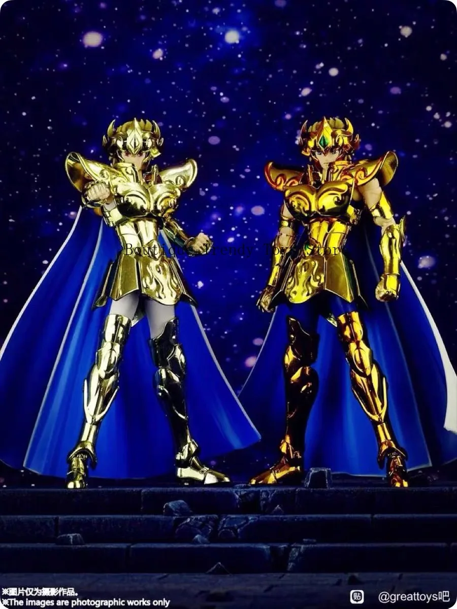 【在庫あり】CSモデル 聖闘士星矢 ミスティッククロス EX レオ/ライオン アイオリア 24K フェニックス一輝頭部付き ゴールド ゾディアックナイト アクションフィギュア