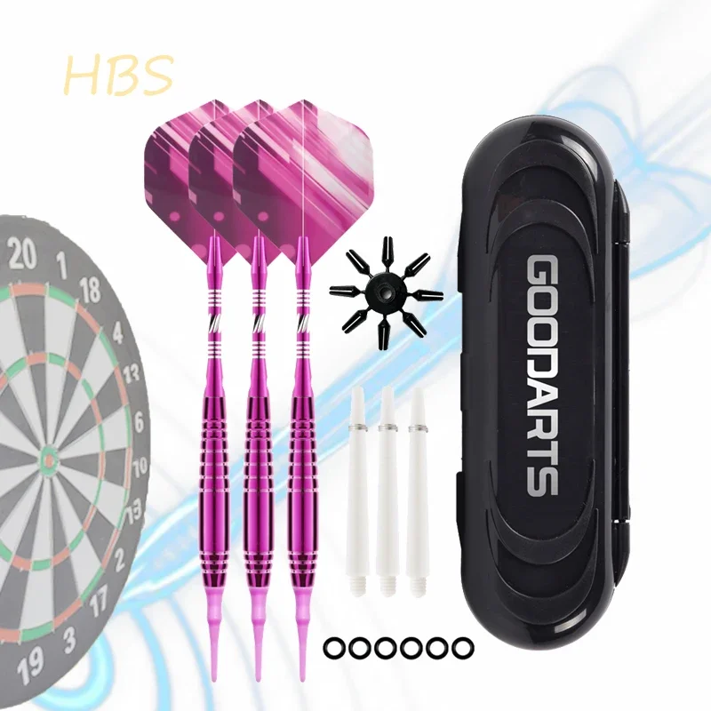 New Plastic Head Dart 19G Professional Safety Copper Dart Indoor Electronic Dart Target Entertainment 3PCS/SET HBS