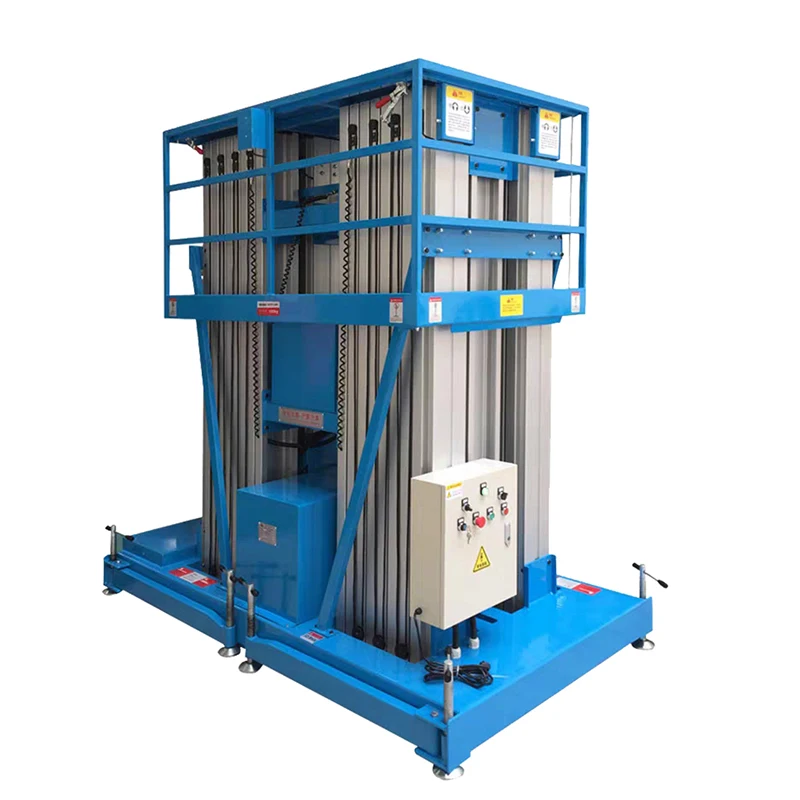 

10m mobile electric hydraulic aluminium lift single person lifts