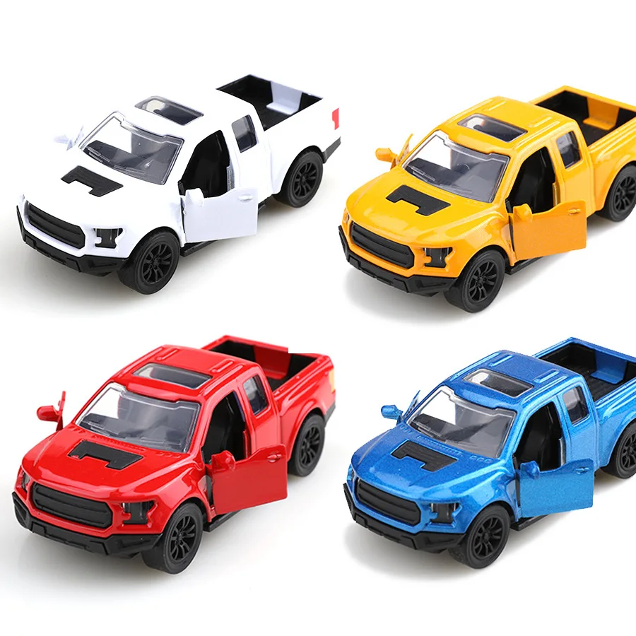 

Alloy pickup F150 car model simulation car children's metal toy off-road car boy doll machine toy car