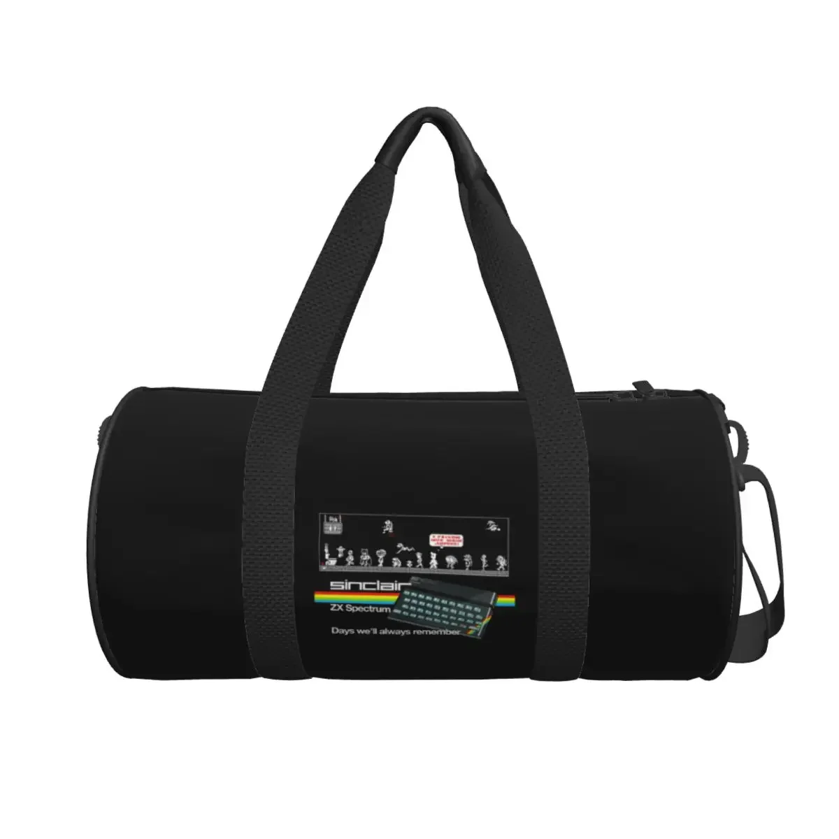 

Zx Spectrum Queue Jumpers Large Duffle Gym Bag Waterproof Duffle Travel Bags Handbags Fitness bag
