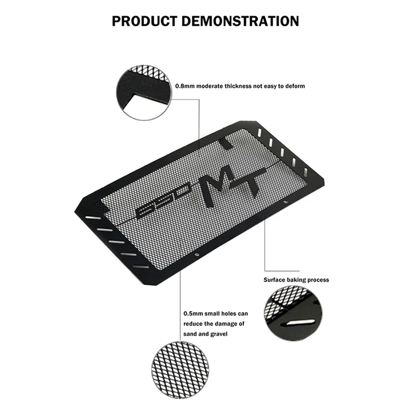モーターサイクルラジエーターグリルプロテクター,cfmoto 650mt cf 650 mt 650-mtの保護カバー
