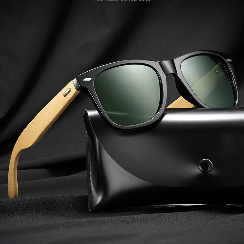 

UV wooden sunglasses for men, classic driving sunglasses for men UV400, sports sunglasses, wooden bamboo sunglasses