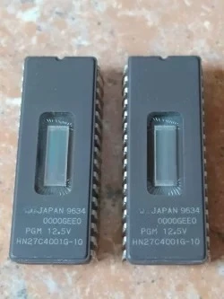 HN27C4001G-10 and HN27C4001G-12 Through-hole Ceramic Blank Chip, Brand New and Original