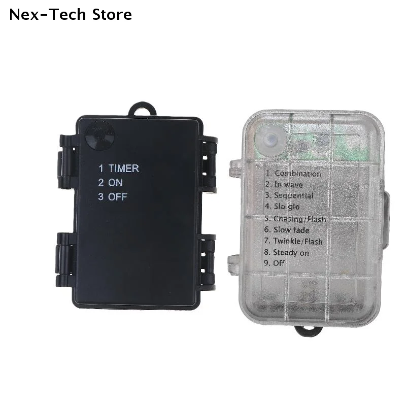 1 Set No.5 Battery Cartridge With Timing Function 3 Sections AA Battery Holder 3V Waterproof And Dustproof