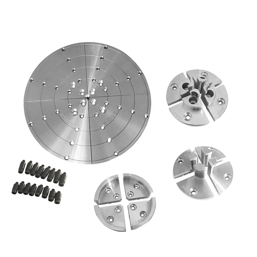 Articolo Articolo Articolo # Set di mandrini per tornio per lavorazione del legno a 4 griffe con placcatura in nichel da 100 mm (4") LA04 Premium