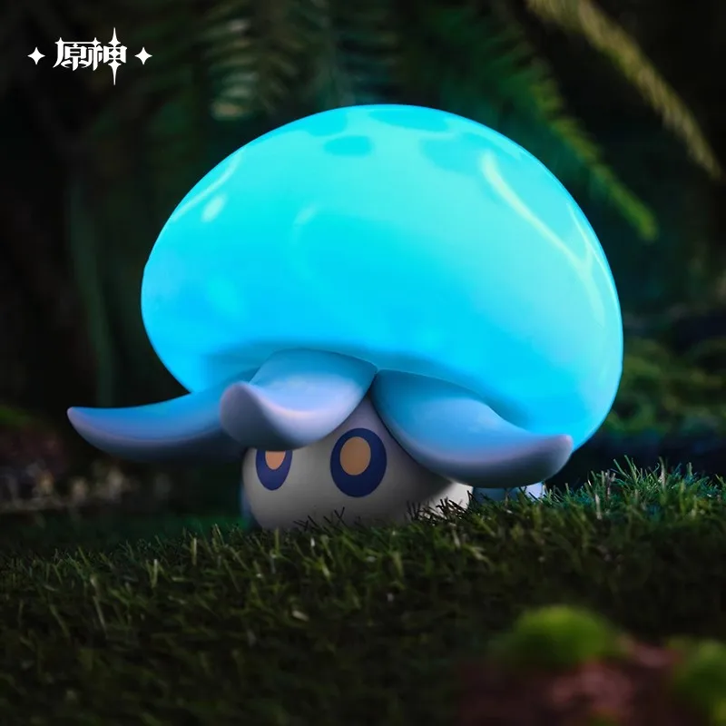 

Game Genshin Impact Official Genuine Product Hydro Floating Fungus Theme Night Light Halloween Christmas Gifts Cosplay Ornament