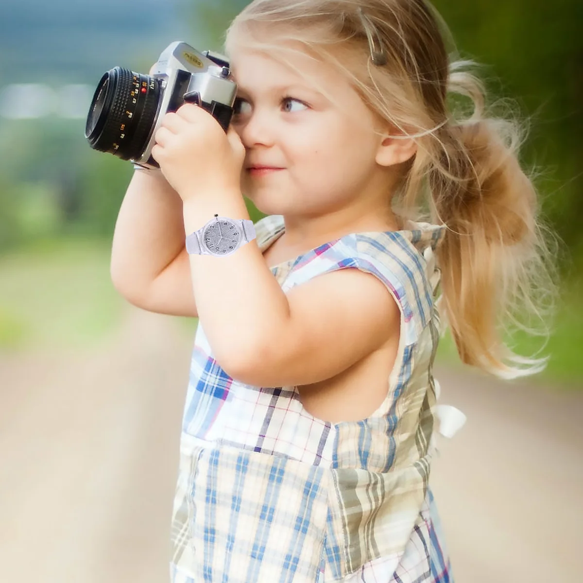 

Glitter Watch Kids Transparent Silicone Wristwatch Adjustable Cool Fun Pattern Comfortable Children Watches for Boys Girls Gift