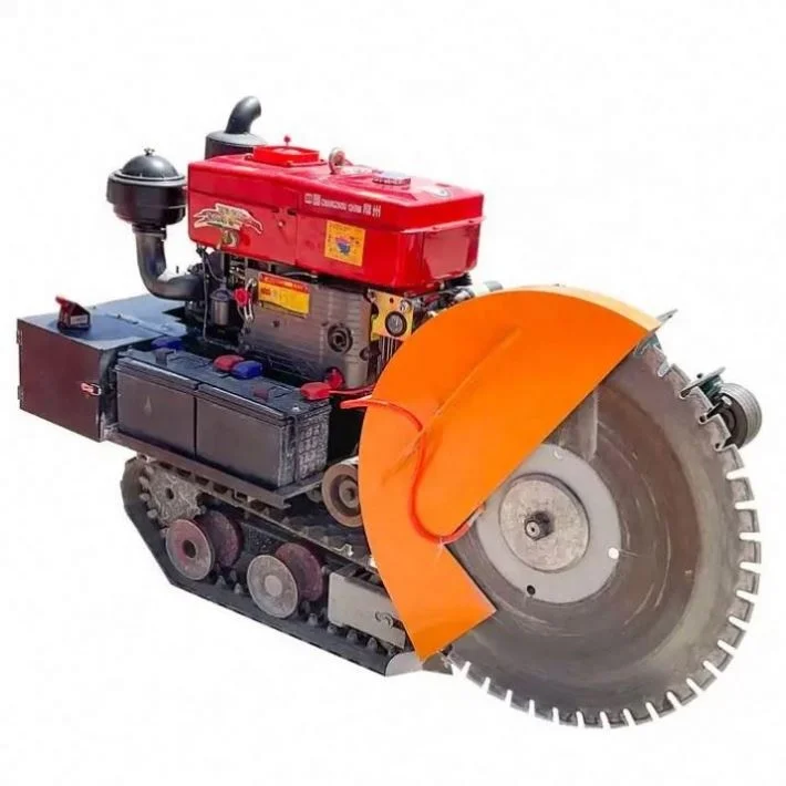 Manufacturer Automatic Concrete Surface 800 Mm Blades Track Cutting Machine Road Grooving Machines Floor Cutter