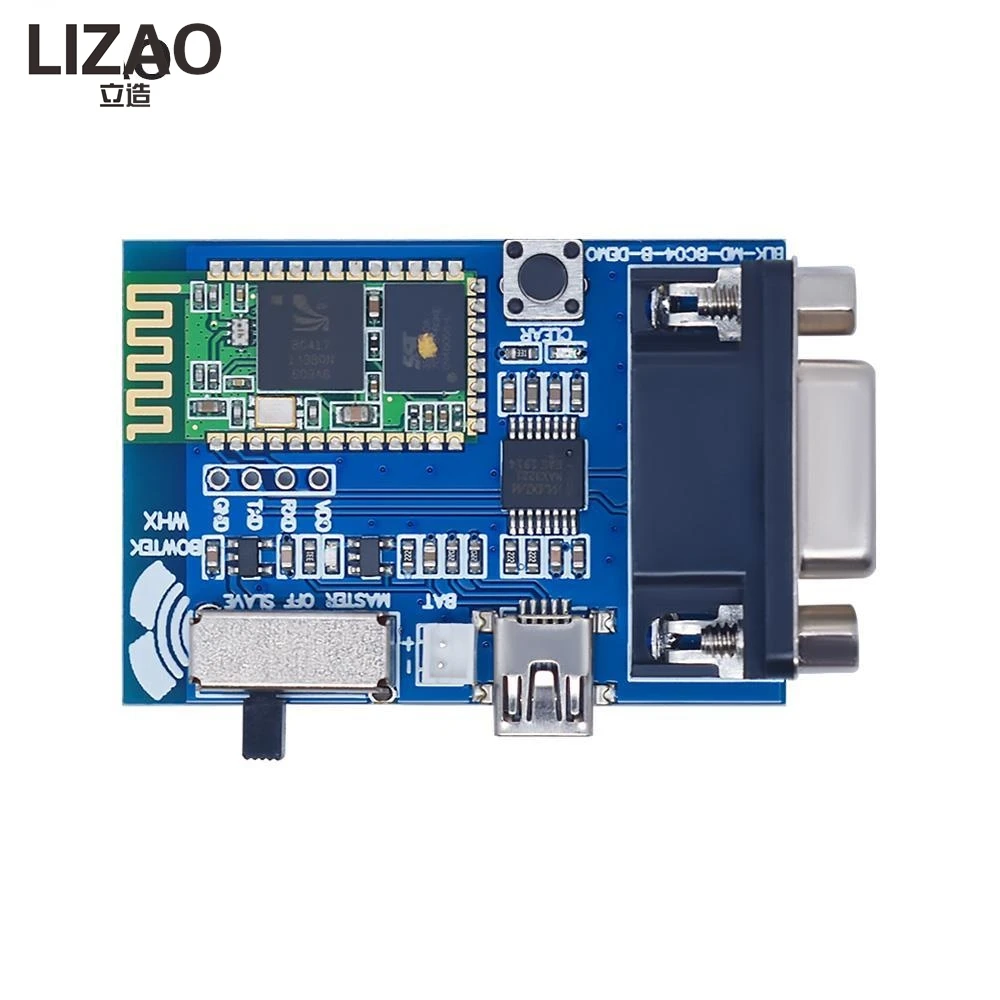 LIZAO BC-04 Bluetooth Serial Port Module Demo Version Wireless Serial Communication Wireless UART RS232 Adapter Module