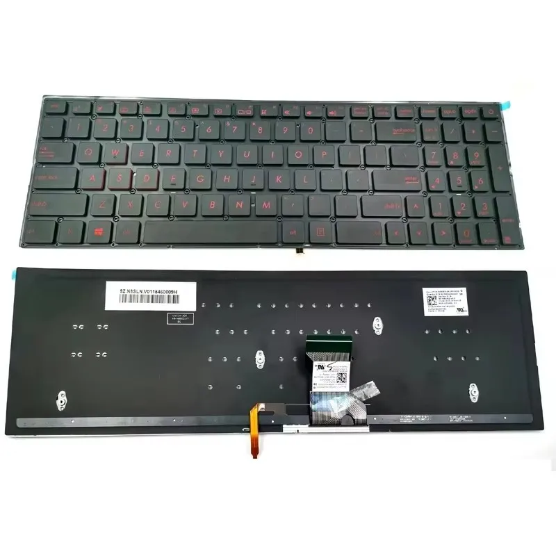 New Keyboard for Asus FX502 FX502V FX502VD FX502VD-NB76 FX502VM FX502VM-AS73 with backlit  US Layout