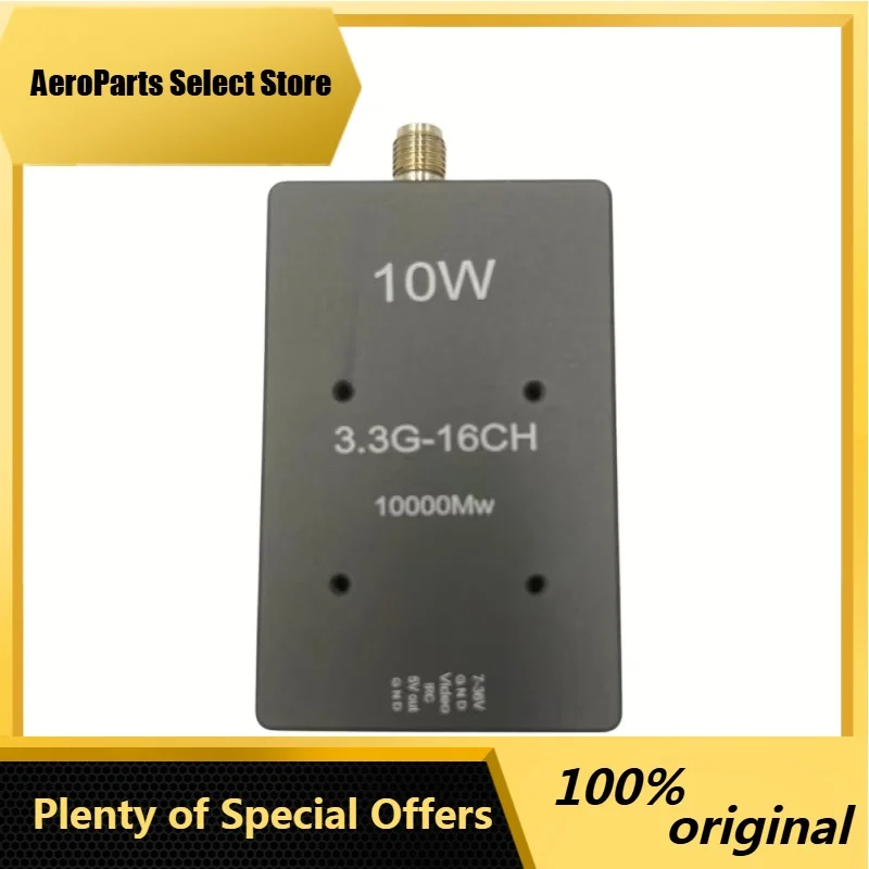 AP13.3g10W 3.3GHz 16CH FPV Transmitter Is Ultra-strong And Ultra-light For Racing Drone Image Transmission
