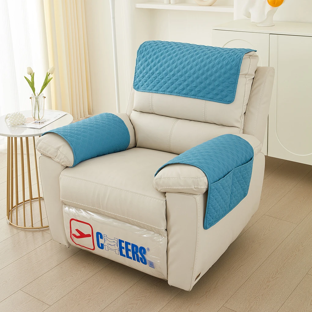3pcs Polyester Seater Sofa Headrest Non-Slip Covers Waterproof Protection For Sofa Complete Set