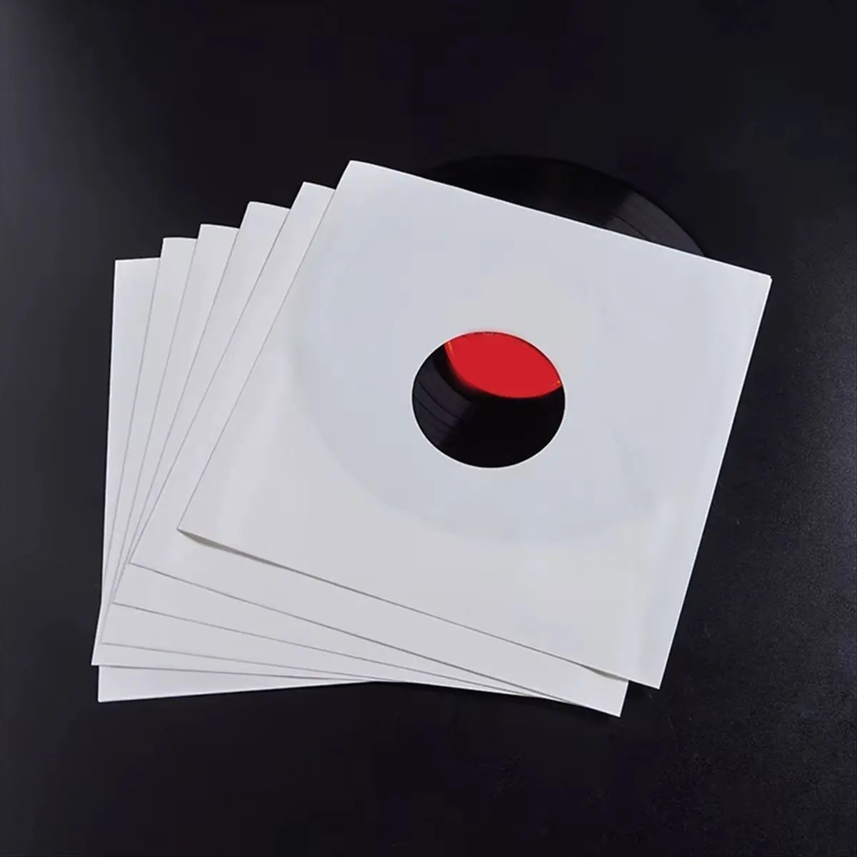 Fashion 10pcs Vinyl Record Sleeves - LP Album Covers Protective Sleeves Composite Paper Storage Bags for Vinyl Records C