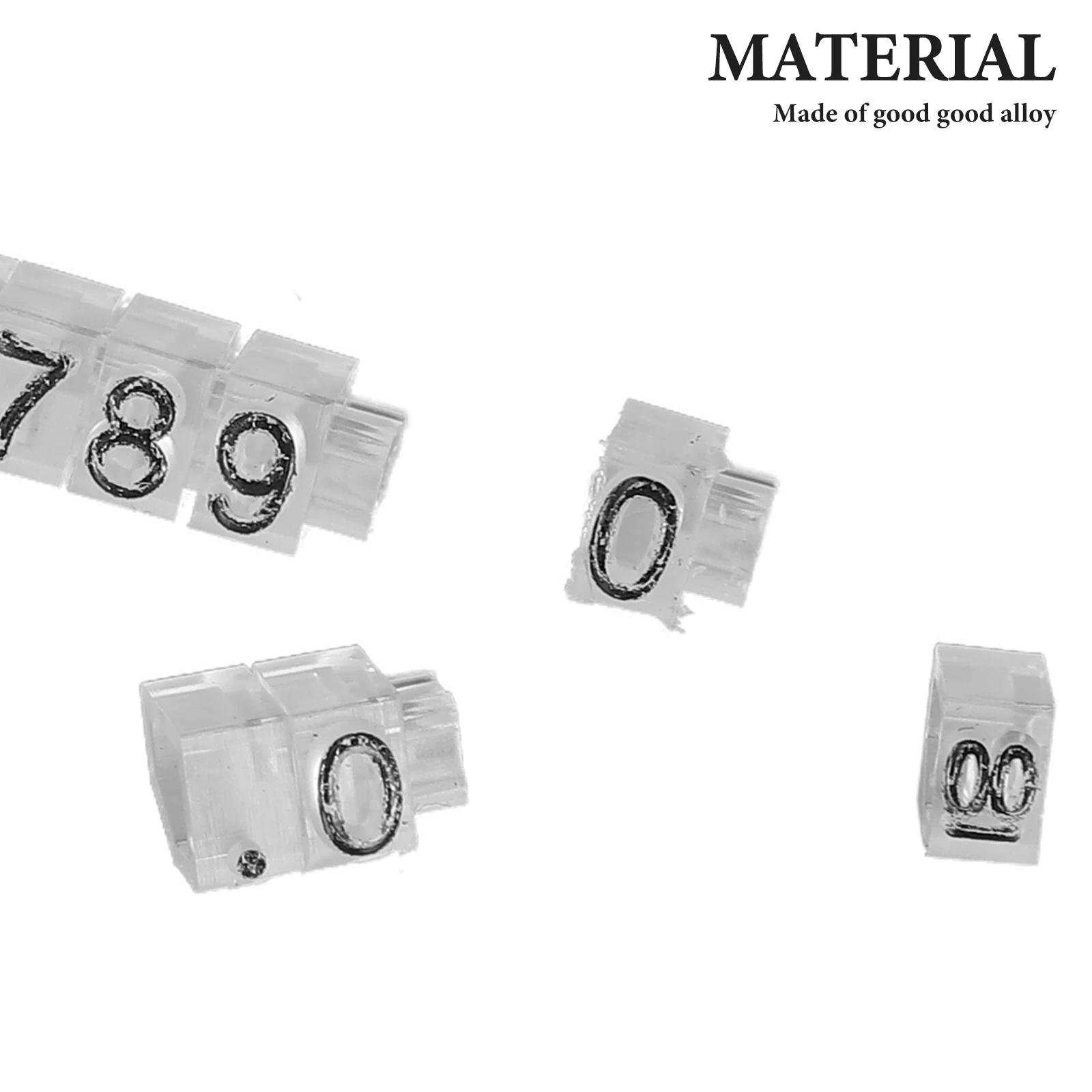 

20pcs Price Tags Small Monitor Display Blocks Jewelry Tags for Pricing Signage Cube Aluminum Alloy Lightweight