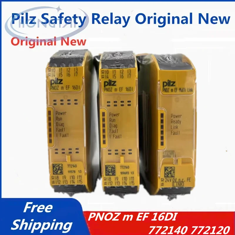 Free Shipping PILZ Safety Relay Module PNOZ m EF 16DI 772140 772120 4DI4D0R 772143 8DI4DO 772142 Original New