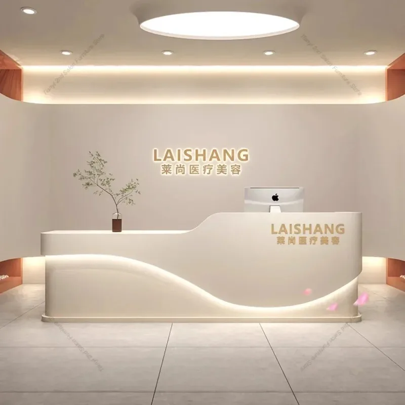 Furniture for Various Service Establishments - Reception Desks for Beauty Salons, Hair Salons, Clothing Shops and Dental Clinics
