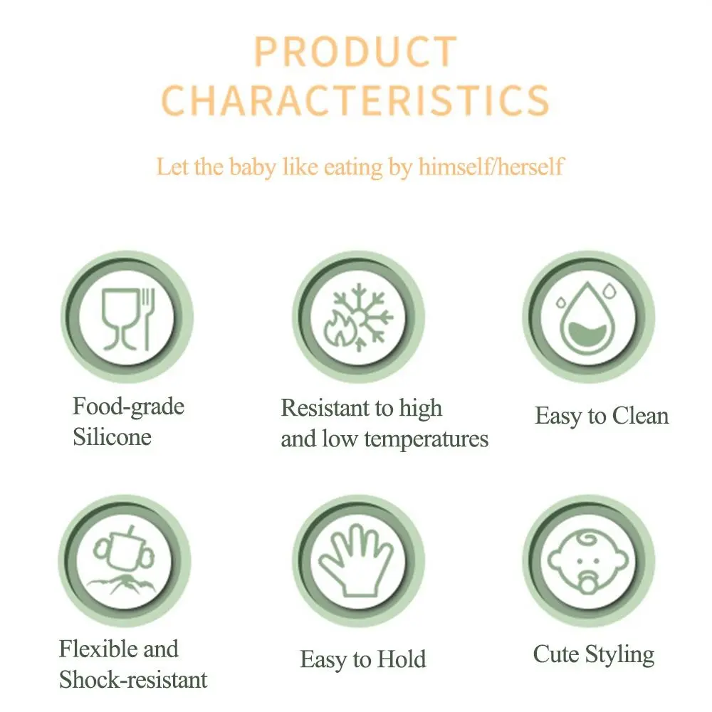 

Creative Baby Training Cup Leakproof Cartoon Shape Baby Silicone Feeding Cup Soft Silicone with Lid Drinking Cups with Straws