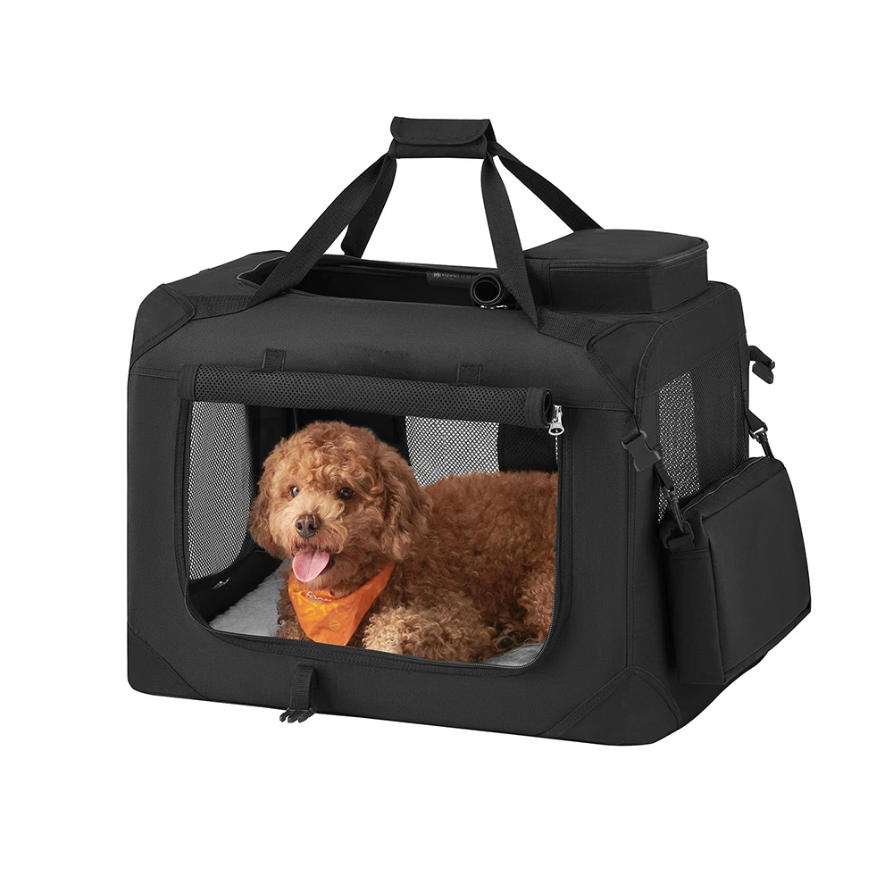 

Wholesale Pet Carrier Bag Foldable Portable Pet Carrier Bag Dog Cat Transport Travel Bag with Adjustable Safety Tether