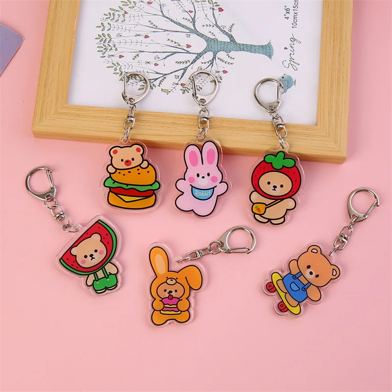 

Small Cartoon Pendant Keychain Bag Accessory For Decoration Gift Car Key