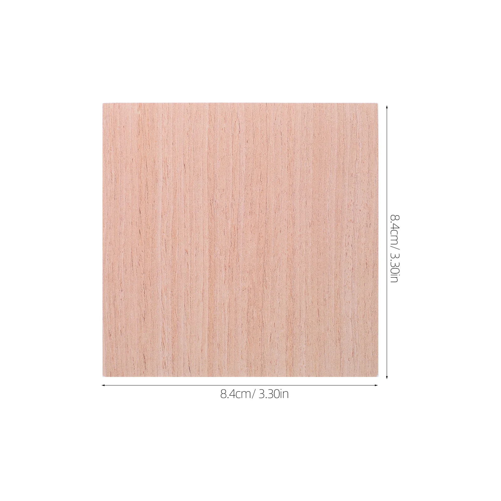 Grano di legno 100 fogli Blocco note autoadesivo Carta promemoria adesiva per l'organizzazione dello spazio di lavoro Superficie di scrittura a lunga durata Forte