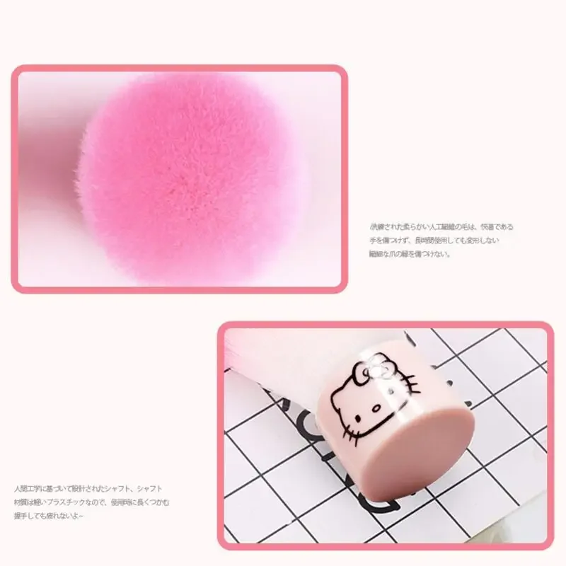 Sanrio Hello Kitty Nail Brush Soft Cartoon Cleaning Brush Cute Nail Tools Highly Attractive Charm Women Holiday Gifts