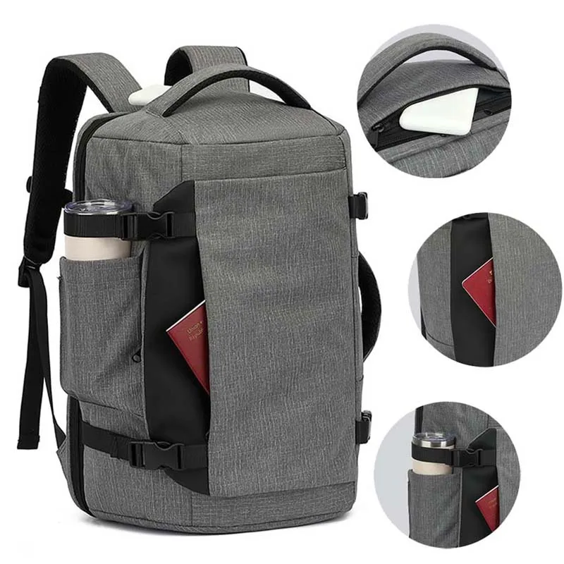 

Portable Climbing Backpack Box-Type Open Pocket Hiking Camping Rucksack Large Capacity Outdoor Mountaineering Storage Handbag