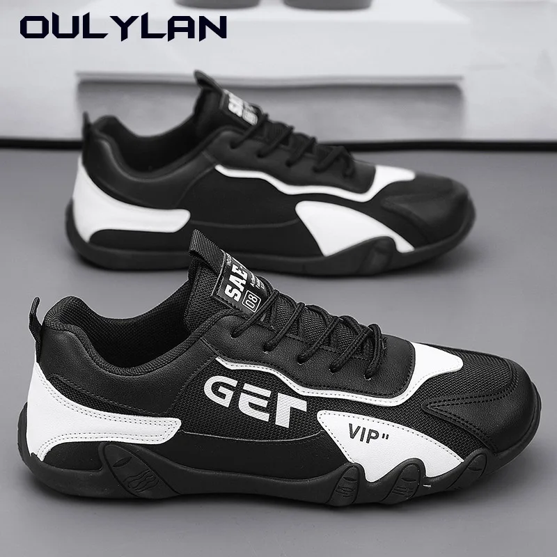 Oulylan Fashion Shoes Mesh Surface Shoes lithe Spring and Autumn Men\'s Shoes Running Casual ventilate Color Block Shoes NEW