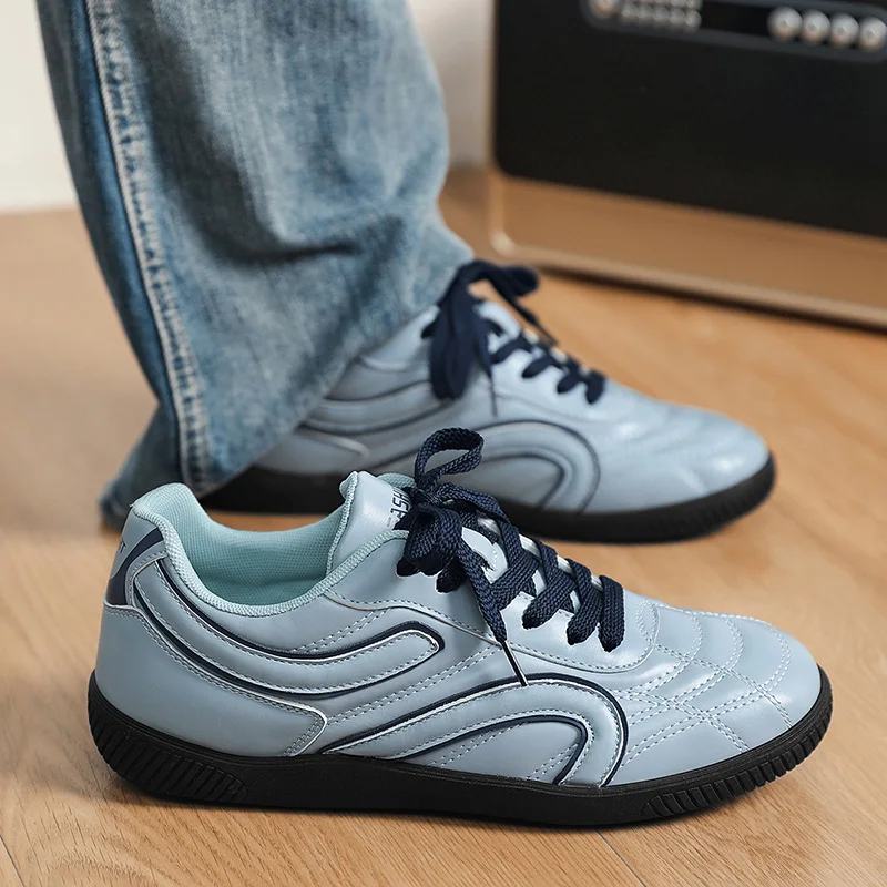 

Four season leather low cut comfortable casual new trend fashionable versatile casual sports outdoor men's shoes board shoes