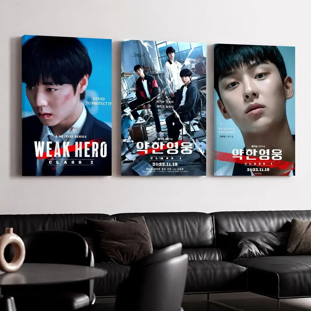 Classic Movie W-Weak H-Hero Framed Wall Painting Ready to Hang Canvas Wall Art Poster for Bedroom Living Room Home Decor Gift