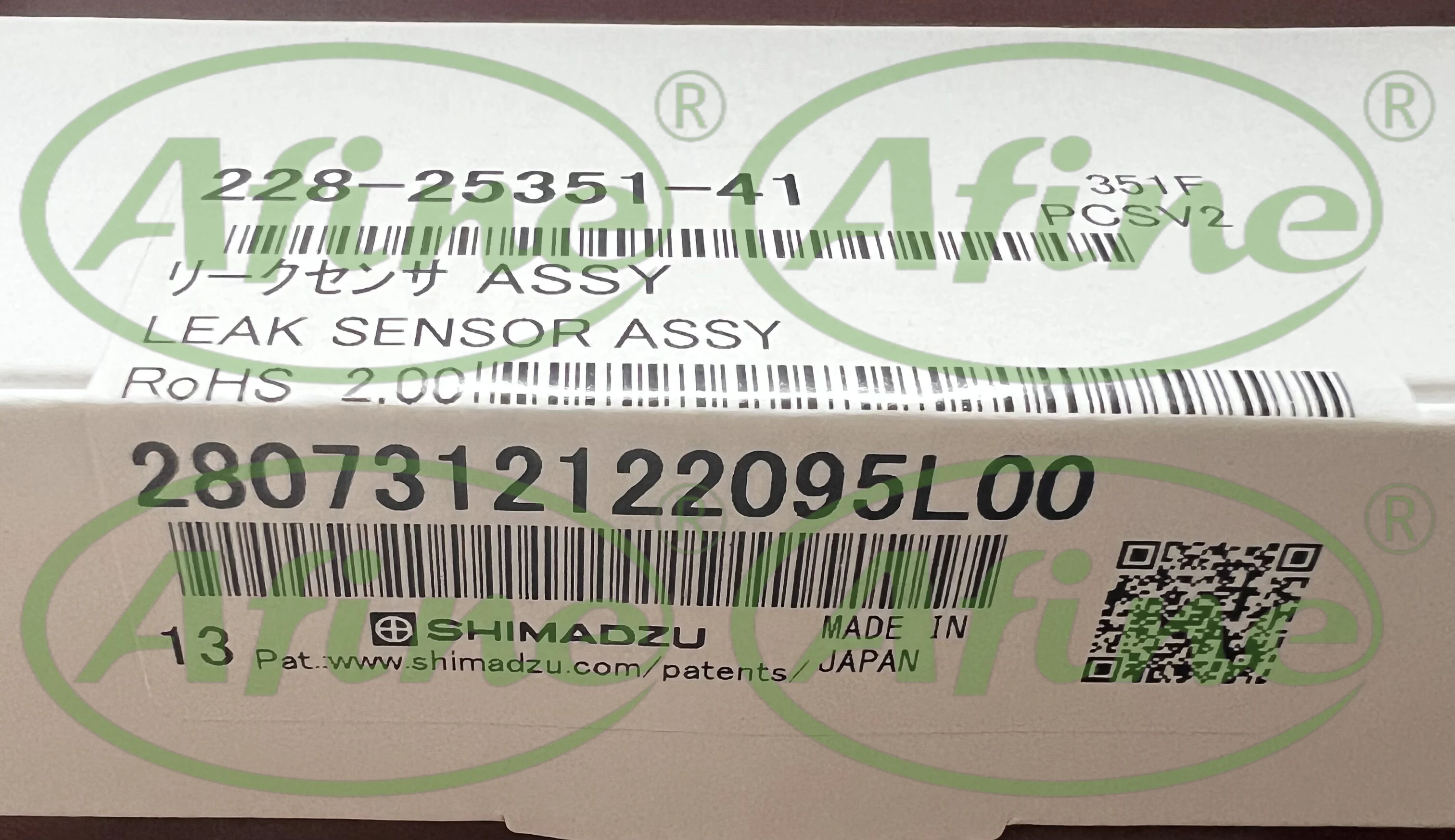 

AFINE Shimadzu 228-25351-41 LC-2030 Gas Sensor Assembly (I-Series)