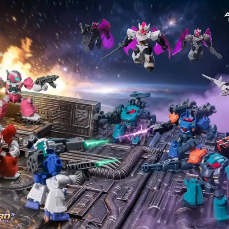 Blokees Astral Rally Defender Version Vol.1 Blind Box Mecha-Assisted Vehicle Assembled Model Kits Ornament Collect Toys Gifts