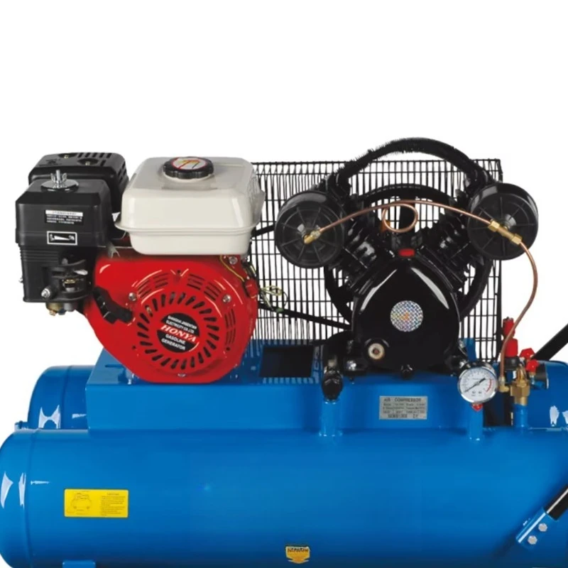 

Petrol Piston 4kw 5.5hp 8G 100L 200L Single tank air Compressor