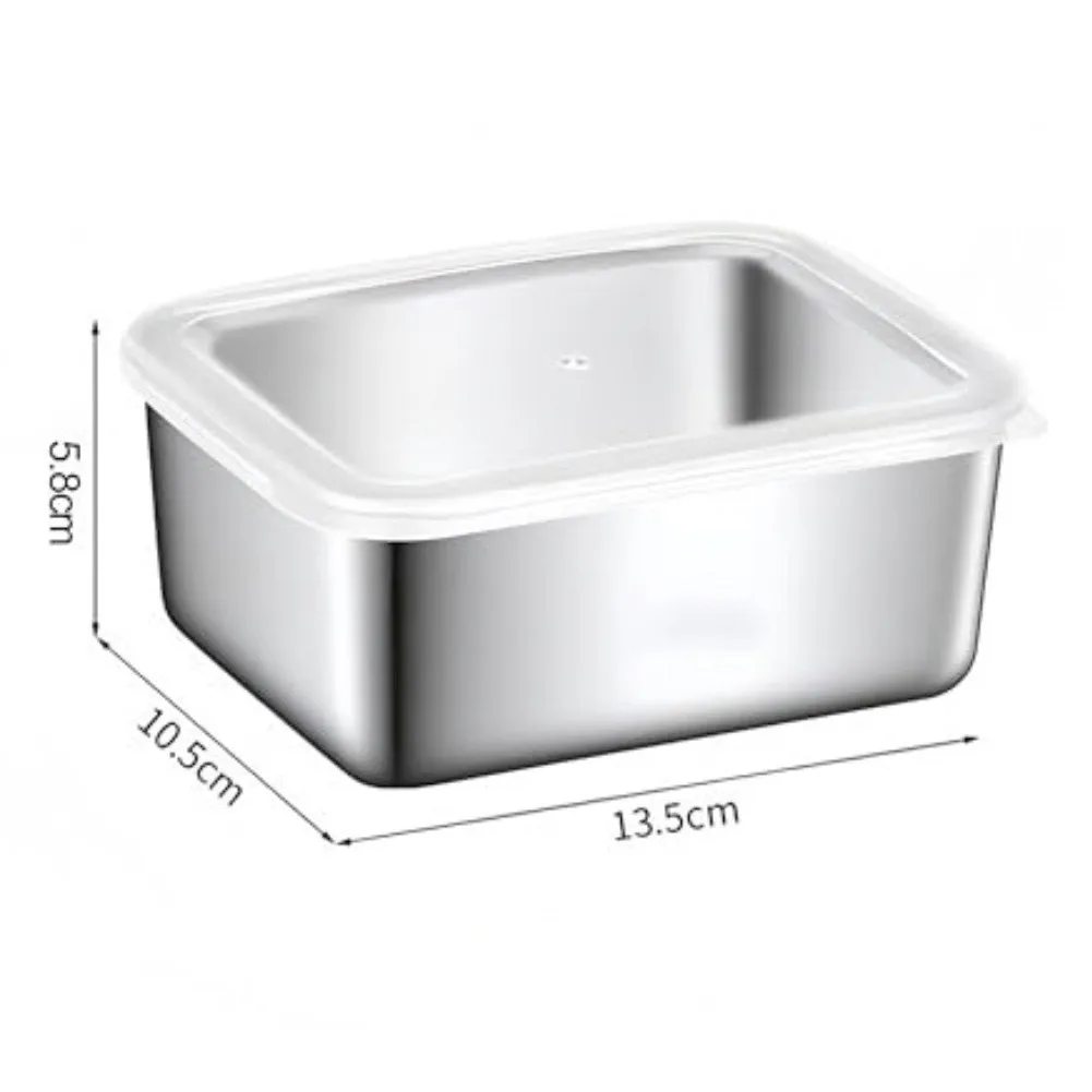 Stainless Steel Storage Containers 12 Pack with Tight Seal Lids for Meal Prep Freezing and Travel Friendly Use