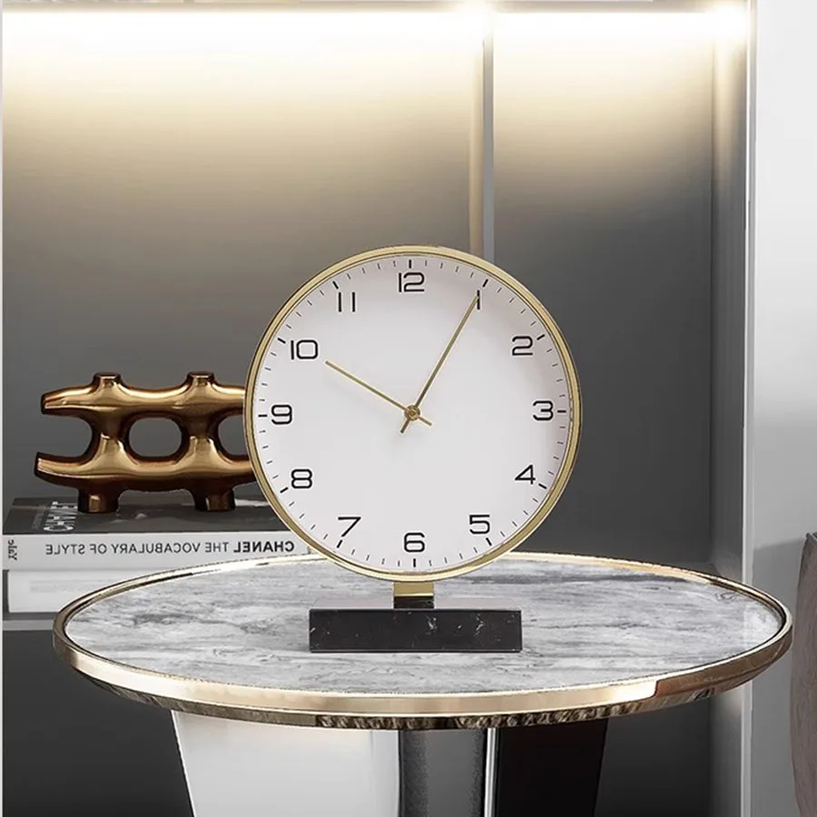 

Decorative Table Clocks Digital Electronic Bedrooms Table Clocks Modern Living Room Fancy Girl Metal Reloj Escritorio Home Decor