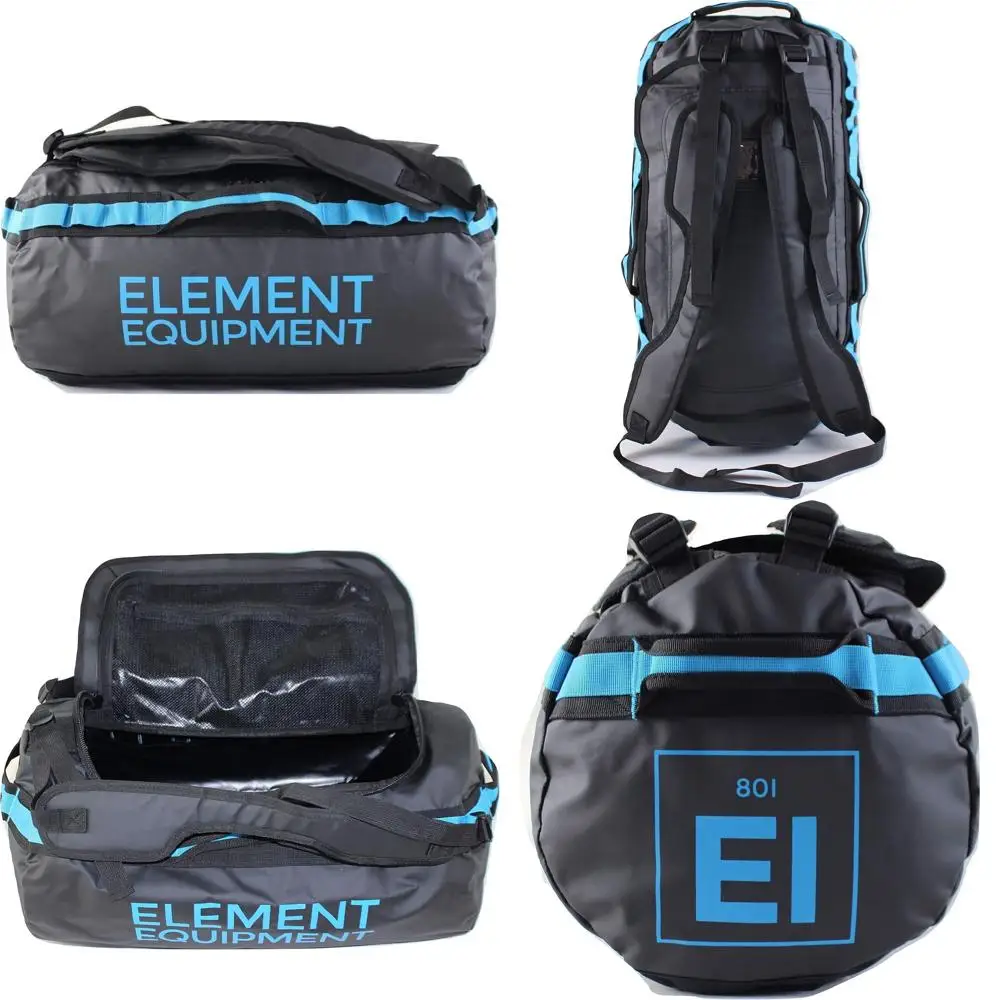

Large Trail Duel Backpack with Waterproof Shoulder Straps in Black and Blue
