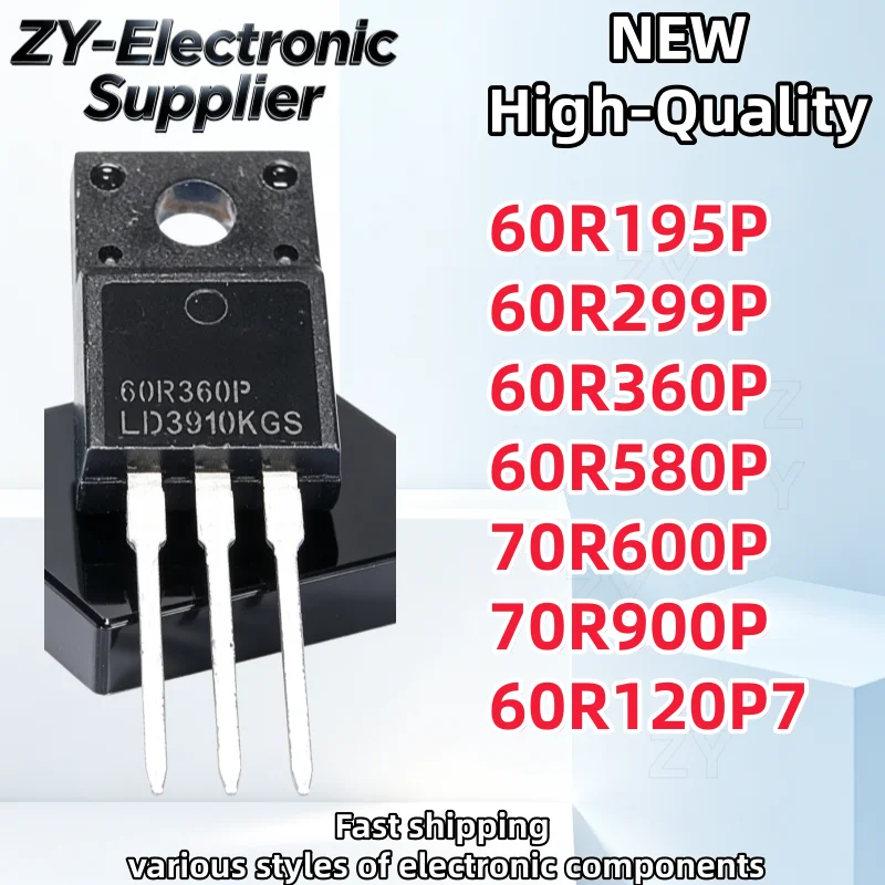 TO-220F 10PCS MMF60R195P 60R195P MMF60R299P 60R299P MMF60R360P 60R360P MMF60R580P 60R580P MMF70R600P 70R600P 70R900P 60R120P7