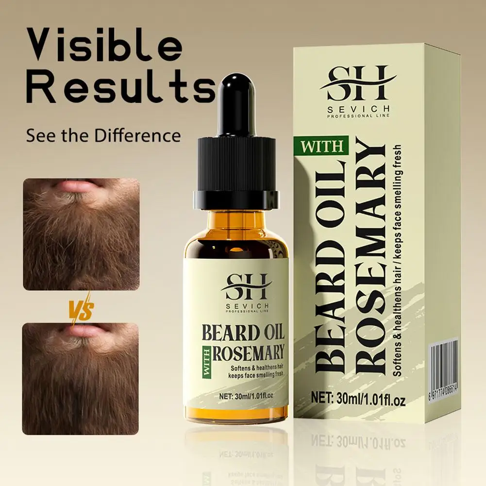 Beard Growth Essential Oil Natural Effective Thicken More Beard Nourishing Growth Oil Men Beard Care Product