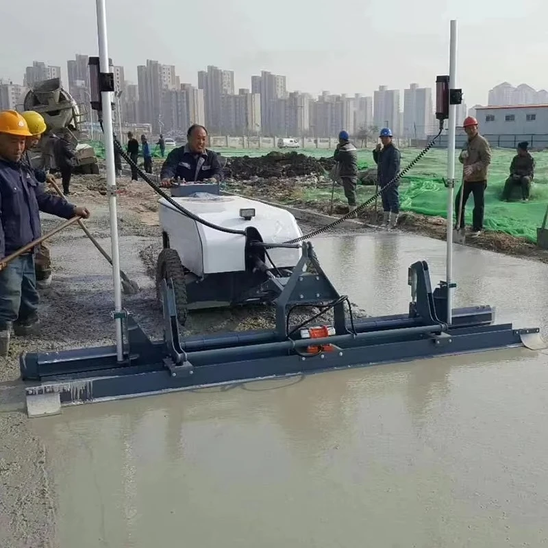 Customized Laser Concrete Screed for Distribution Center High Tonnage Warehouse Floor Leveling