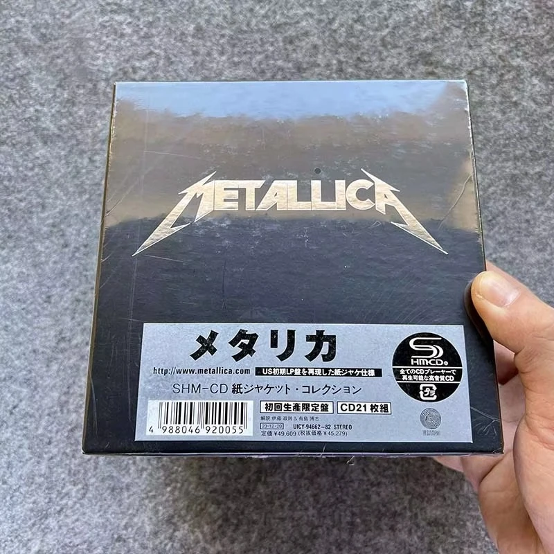 Music CD Metallica CD Box Set Classic Metal Band European and American Rock Music Collection 21CD Music Collection Gift Box