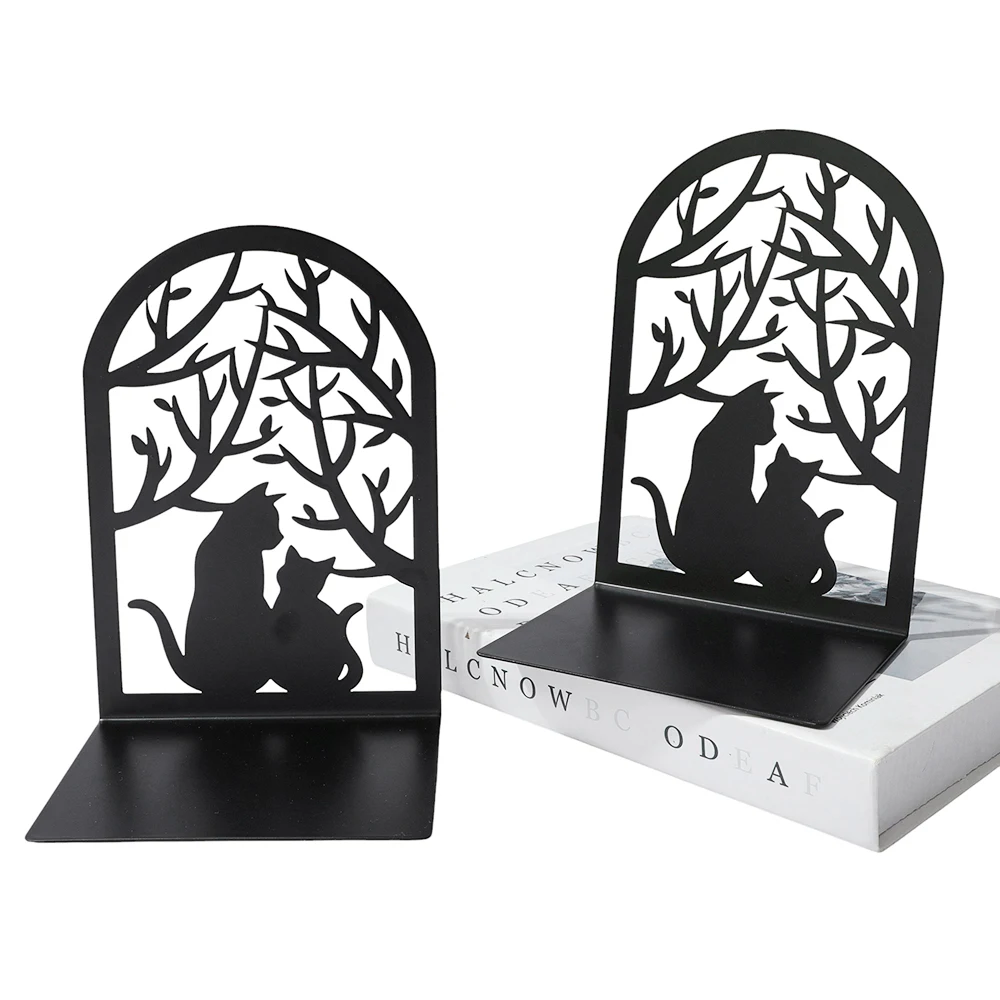Creative Black Kitten Bookends Cat Slave Daily Gift Birthday Gift Student Study Stationery Teacher Office Stationery