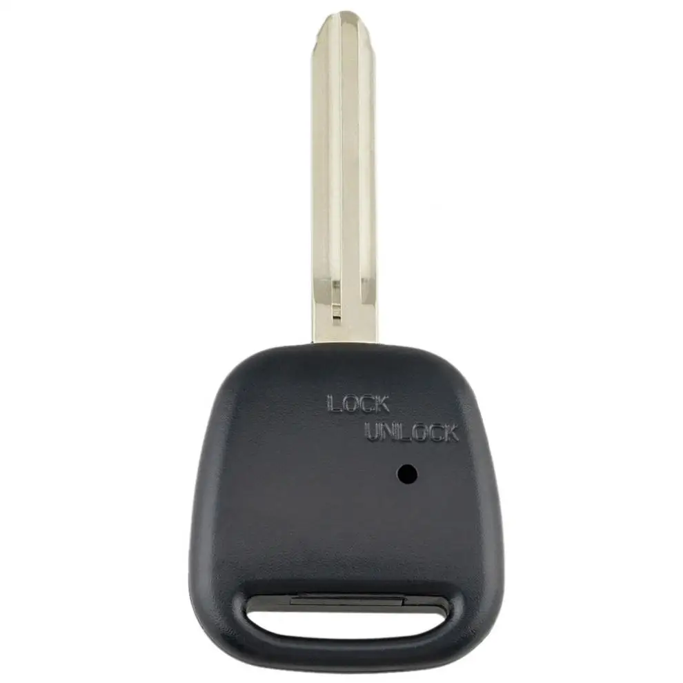 รถ REMOTE Key SHELL Case Fit สําหรับ TOYOTA Carina Estima Harrier Previa Key FOB พร้อม TOY43 ใบมีด 1 ปุ่มด้านข้าง