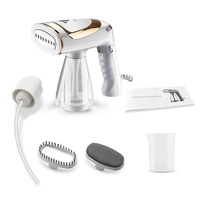 1600W Electric Handheld Garment Steamer Clothing Iron with Replaceable Water Tank for Travel, Portable Steamer Clothes Steaming